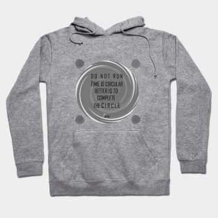 CLOCKK CIRCULAR GREY/W Hoodie